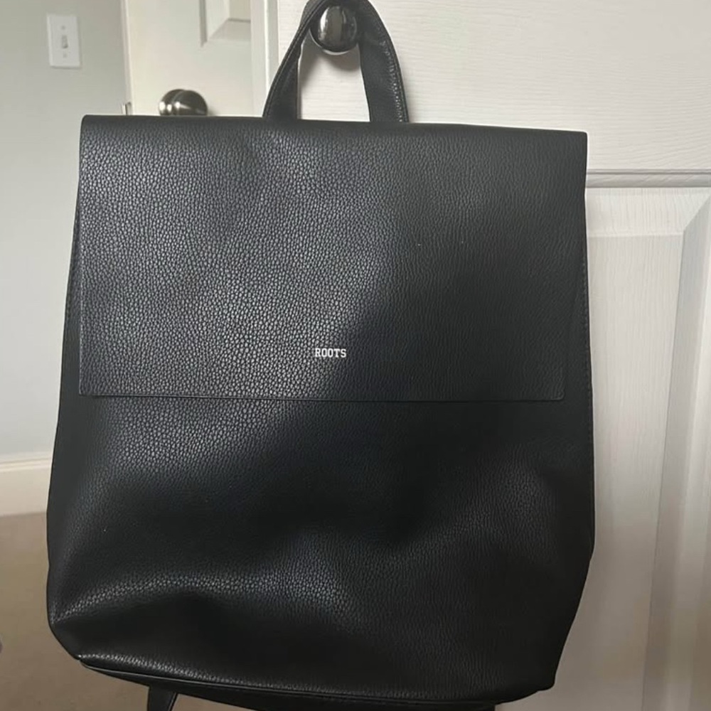 Roots Classic Black Backpack